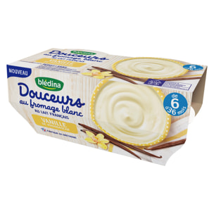 24 Desserts Vanille de Madagascar 6x(4x100g) - Douceurs au fromage blanc Dès 6 Mois