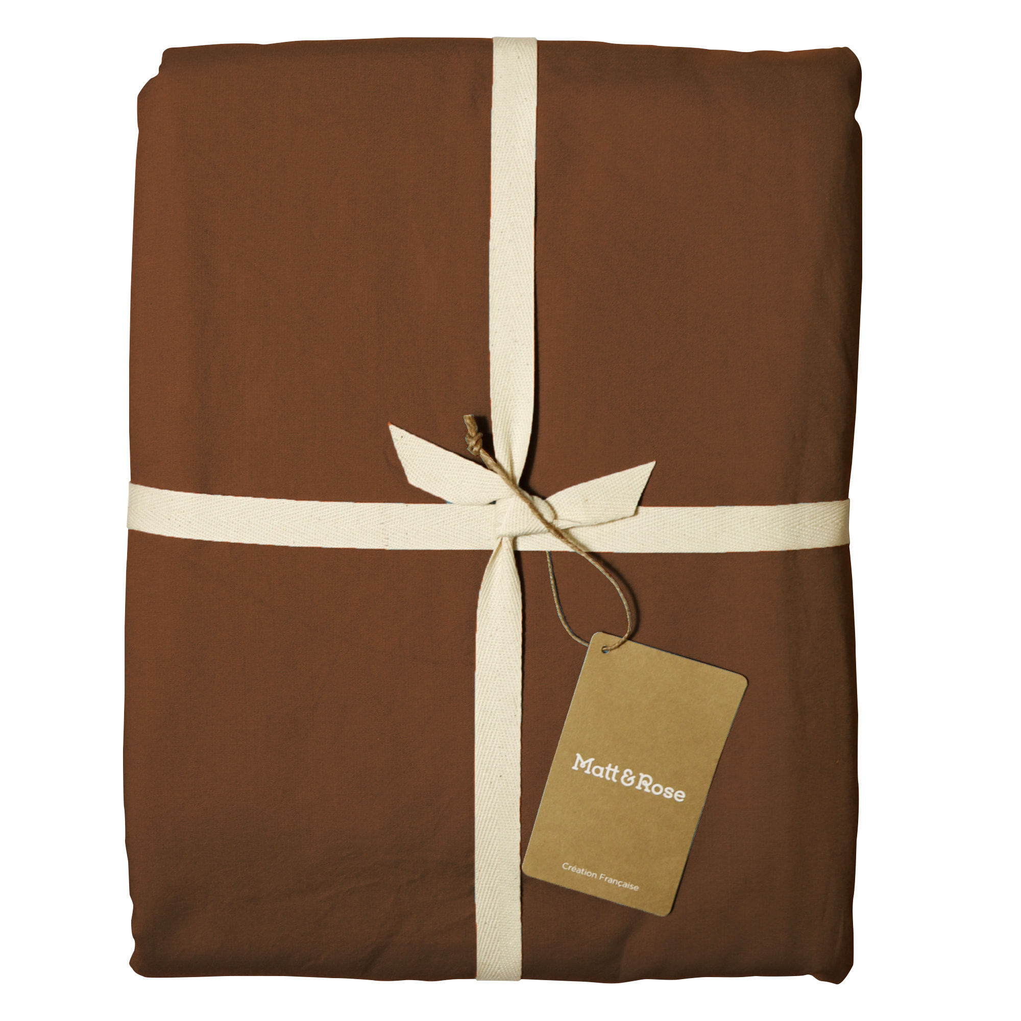 Set de 2 taies d'oreiller unies à volant, COTON LAVÉ