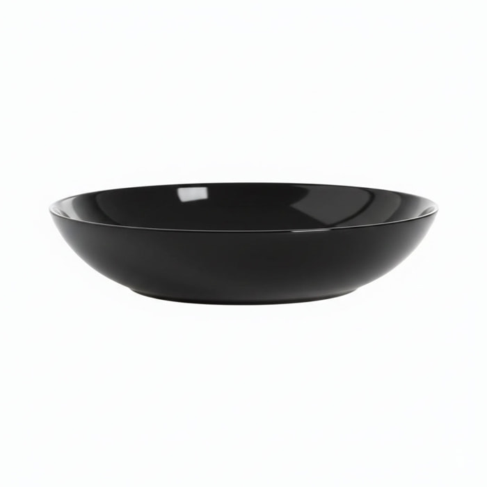 Set di 6 piatti fondi neri 20 cm Apy - Luminarc