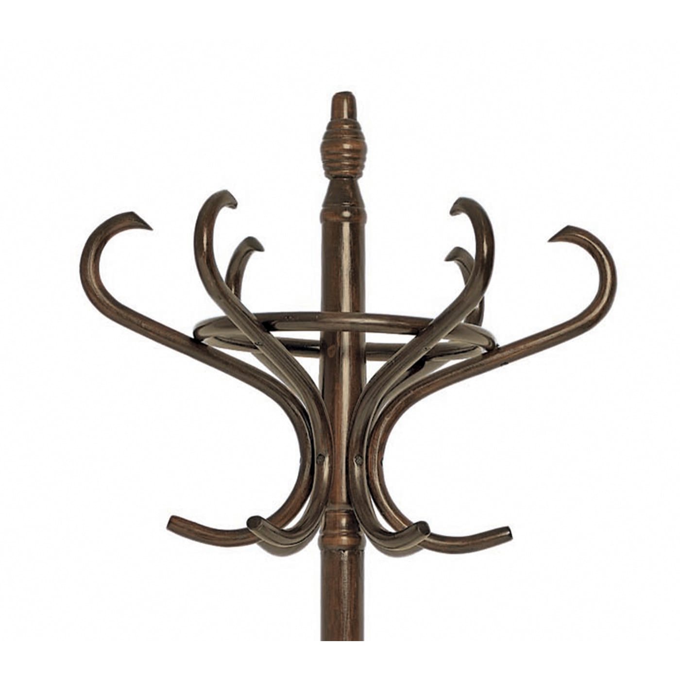 Perchero Retro madera nogal 183x48x51 cm