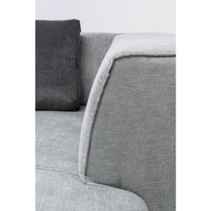 Méridienne d'angle canapé Infinity gris Kare Design