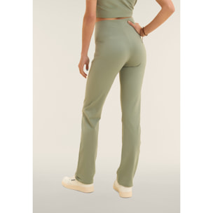 Pantaloni Sportivi in Jersey Stretch con Fondo Regolabile