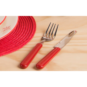 Servizio 24 posate Excelsa – Fashion, Acciaio Rosso