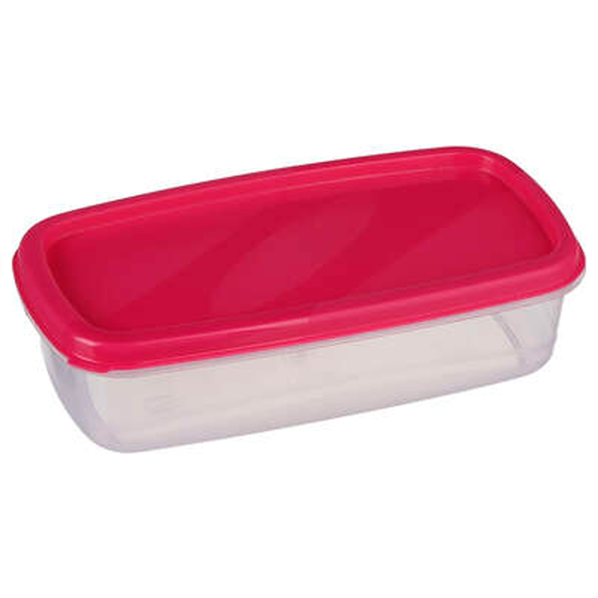 Conjunto de 6 cajas de conservación de alimentos rectangular