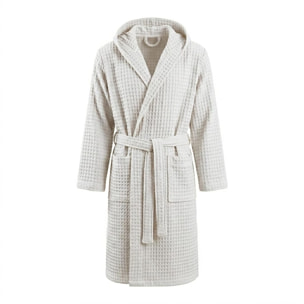 INTRECCI HOME Accappatoio Uomo e Donna, in Morbido Cotone 300 g, , Morbidezza Extra, Avvolgente, con Cappuccio e Tasche, Elegante e Confortevole,