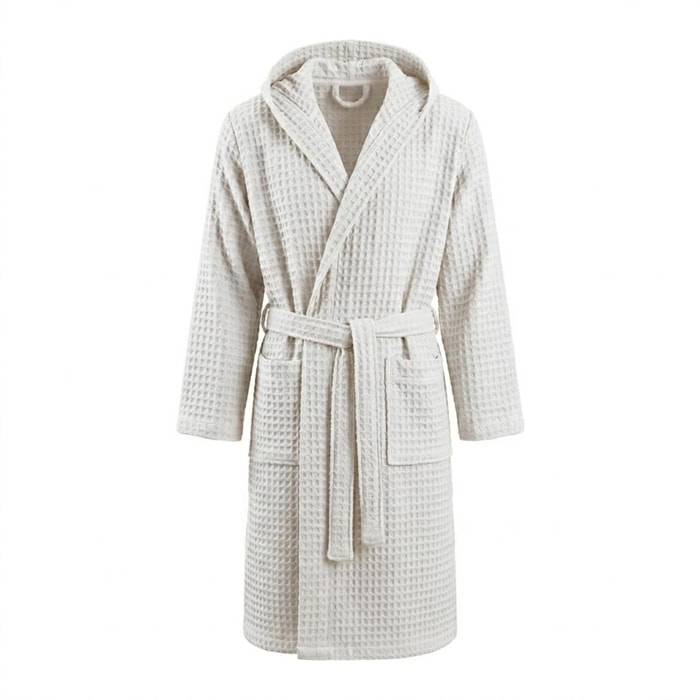 INTRECCI HOME Accappatoio Uomo e Donna, in Morbido Cotone 300 g, , Morbidezza Extra, Avvolgente, con Cappuccio e Tasche, Elegante e Confortevole,