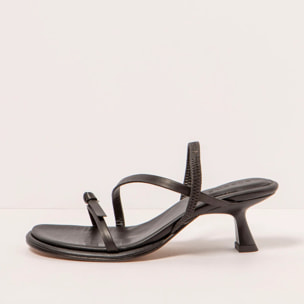 Sandalias S3167 CRISTAL BLACK/ GODELLO color Black