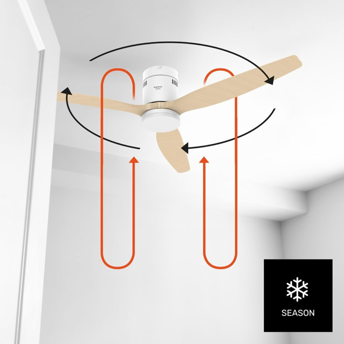 Polar 3B Ventilador de Techo con Mando a Distancia | 30 W - Taurus