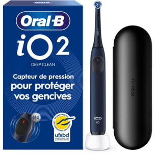 Brosse à dents électrique ORAL-B iO2 Marine Blue Deep Clean + Travel Case