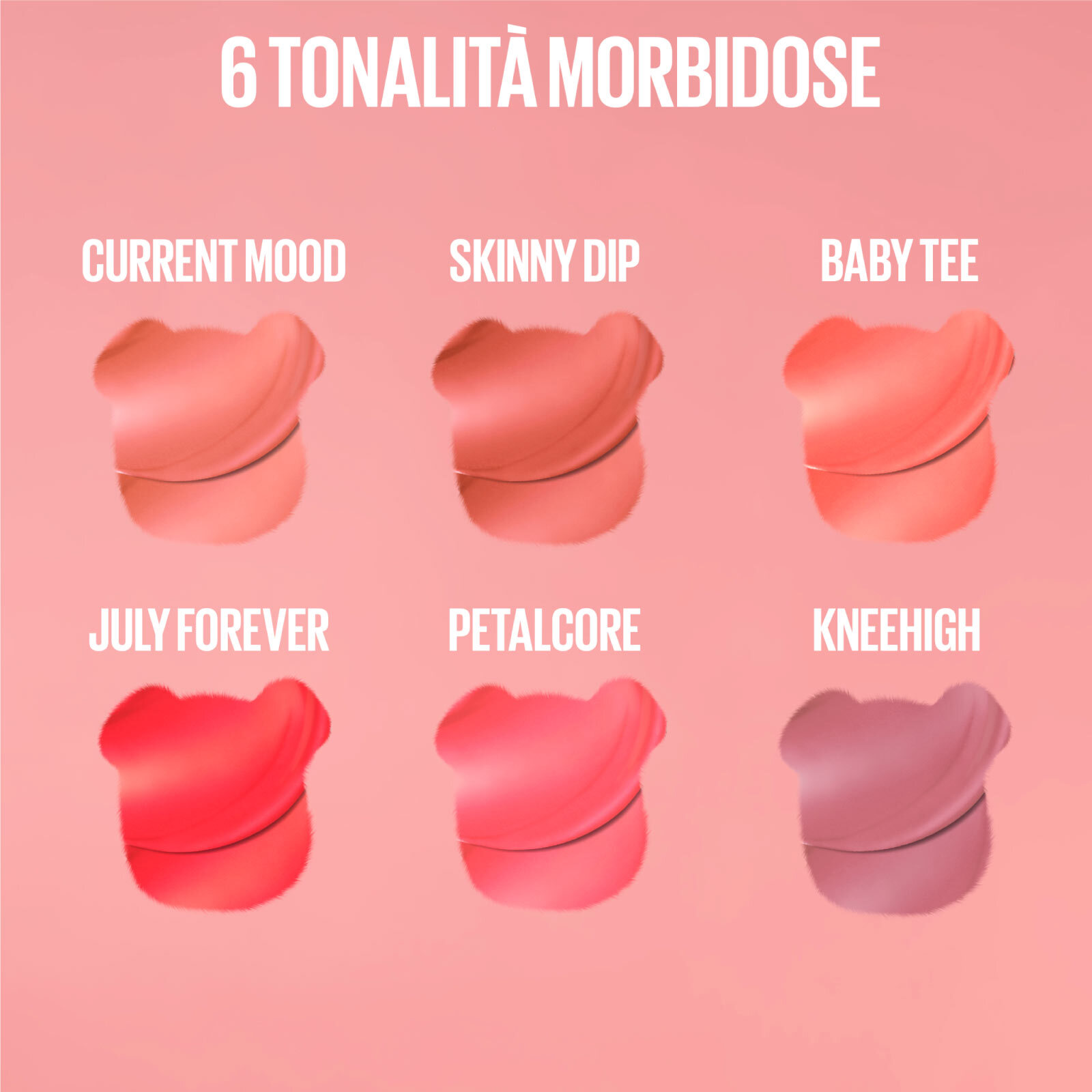 Tinta Labbra 35 July Forever SuperStay Teddy Tint Effetto Vellutato Stratificabile Colore 5ml