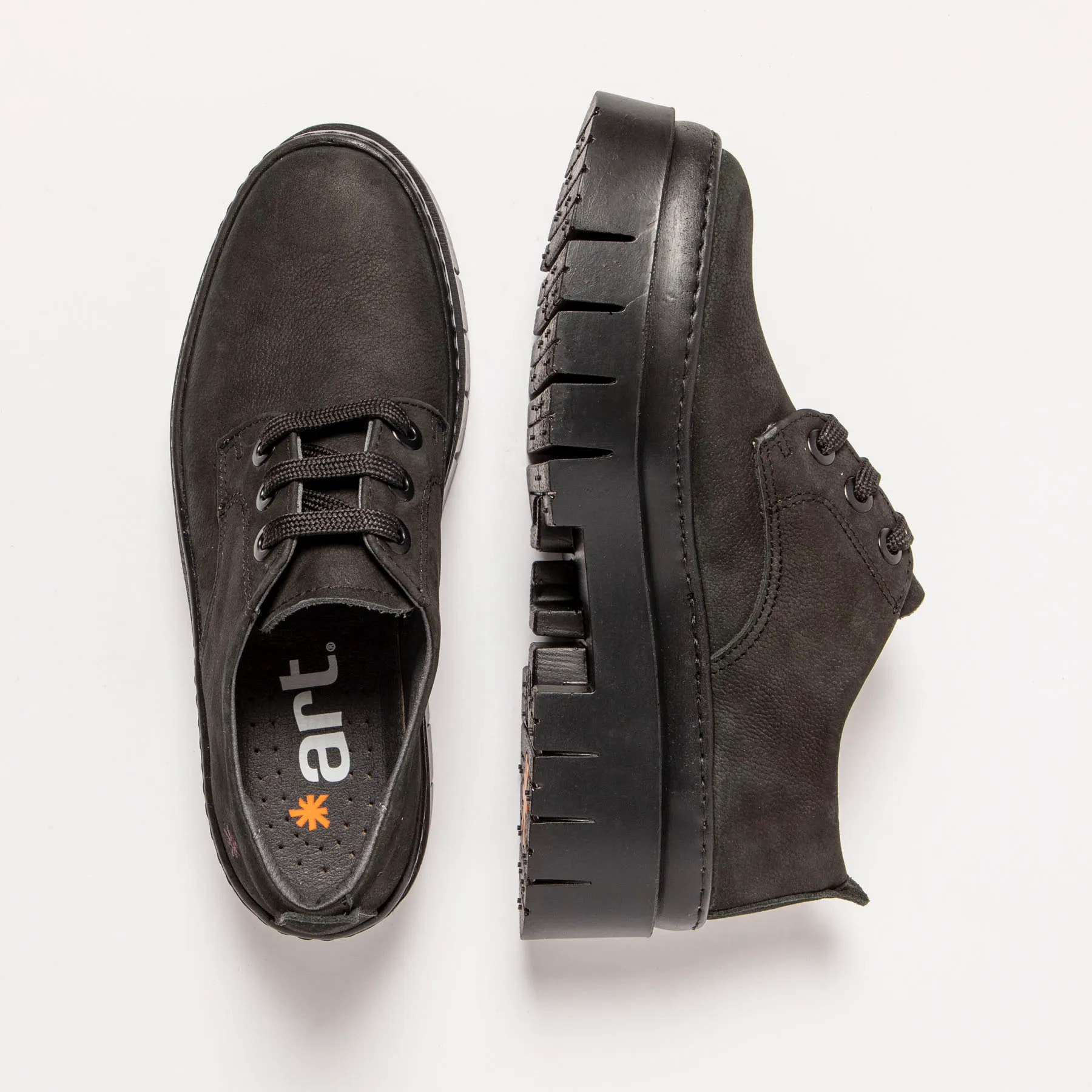 Zapatos 1952 NOBUCK BLACK/AMBERES color Black