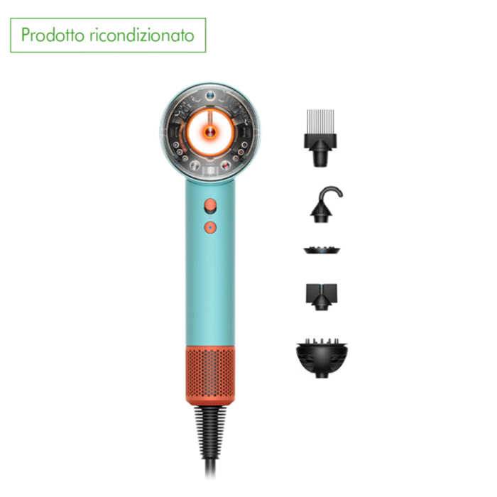 Phon Asciugacapelli Dyson Supersonic Nural™ (acquamarina/tangerine) | Ricondizionato