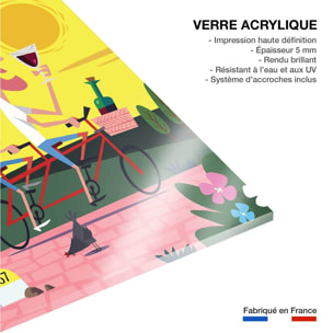 Tableau vive la provence Tableau plexiglas