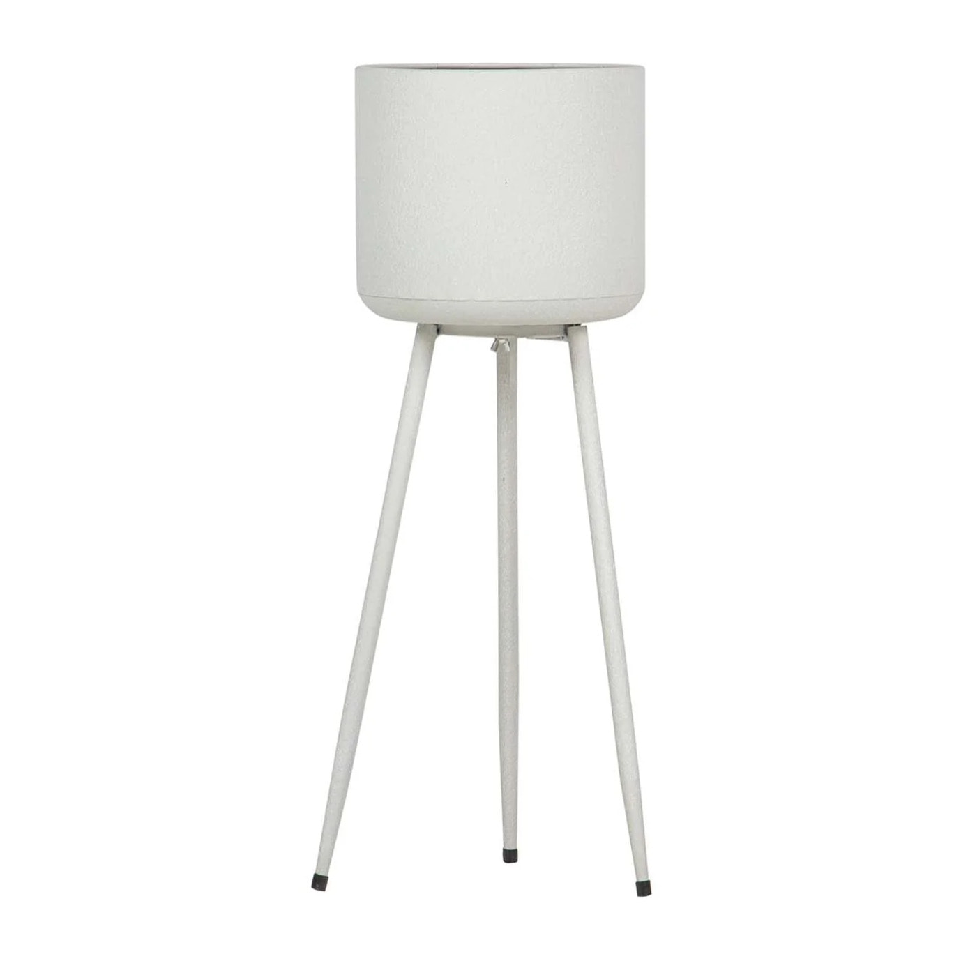 Plantero Metal Blanco 23x23x65 Cm