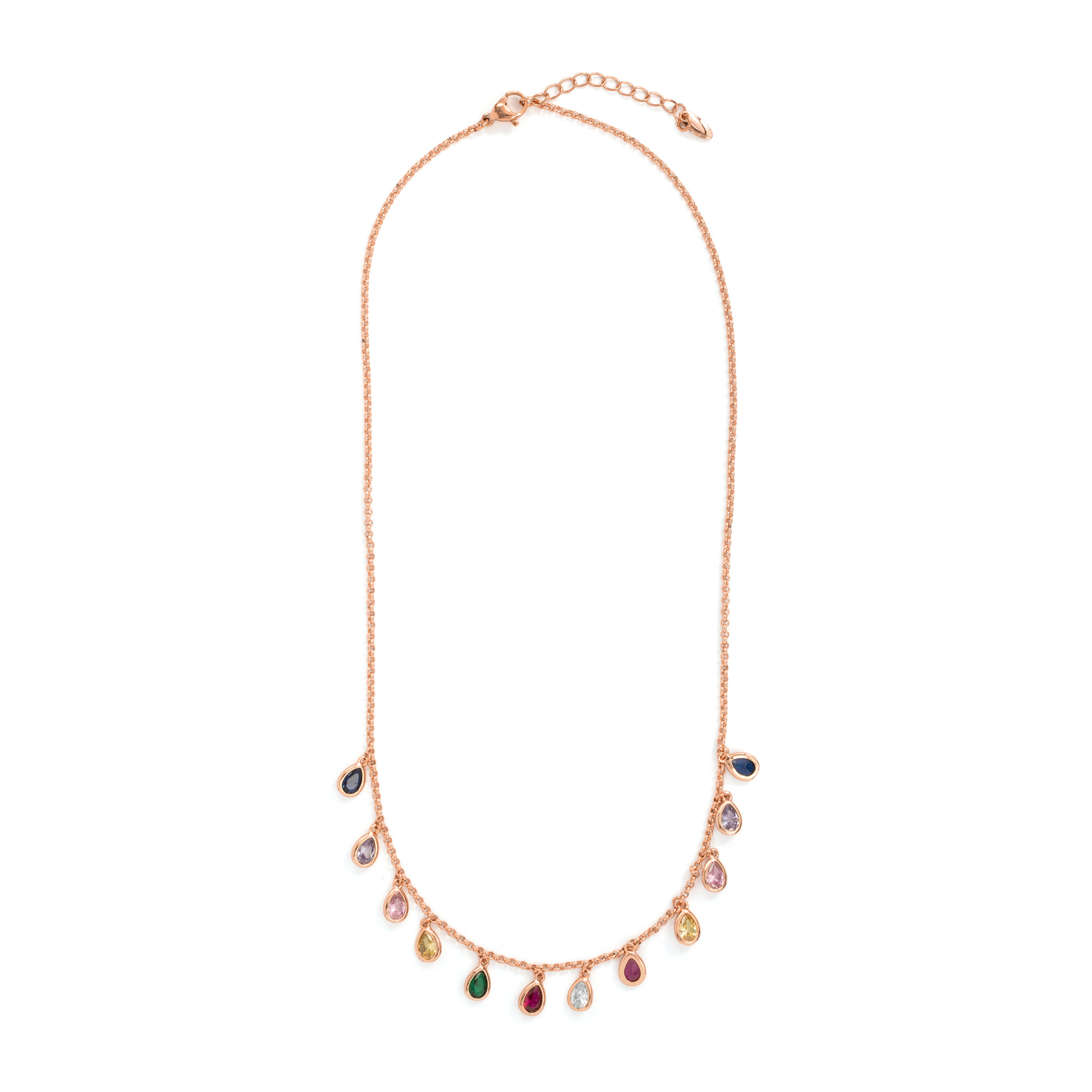 Collar Lo acabado oro rosa 18k