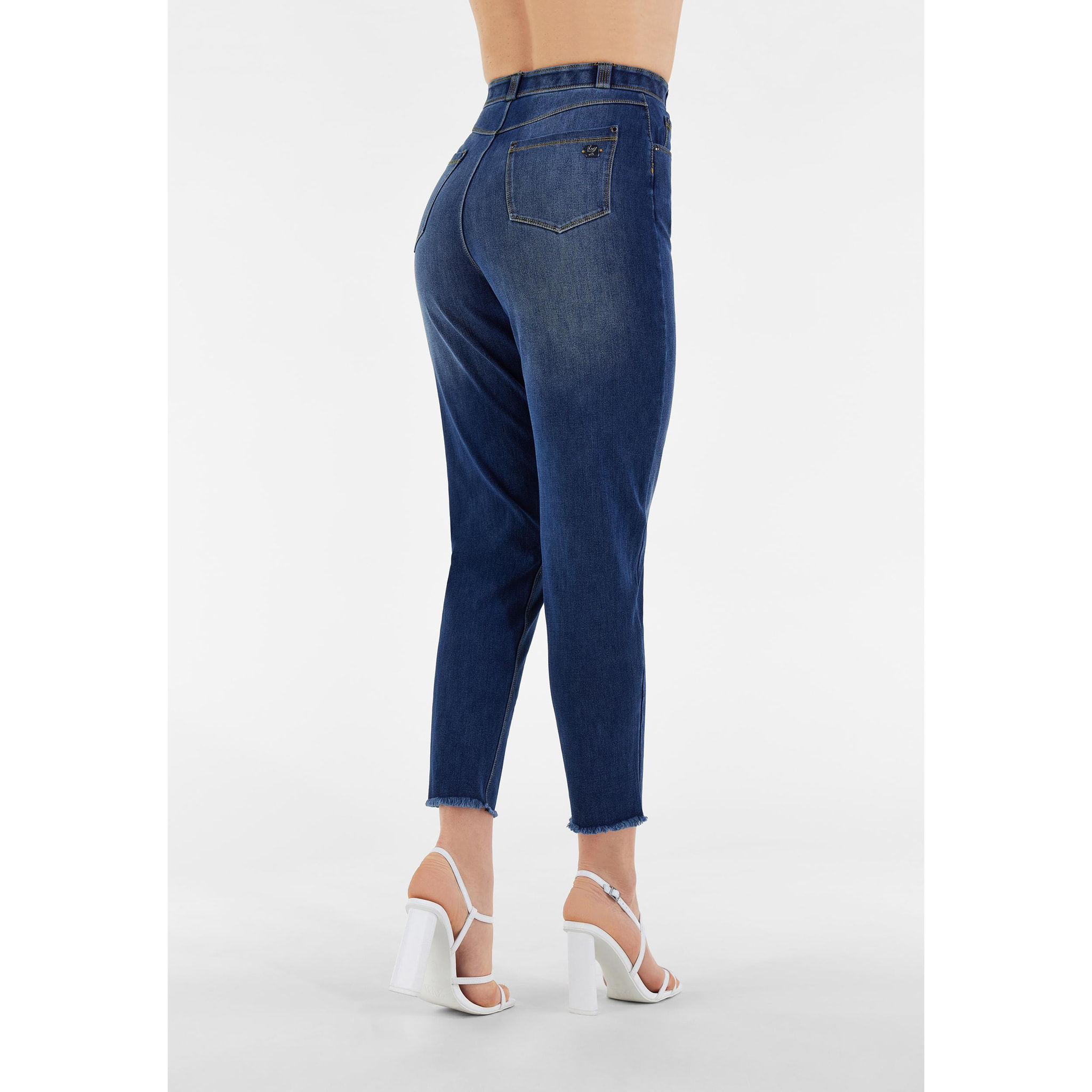 Jeans FREDDY BLACK con taglio a carota e vita super alta