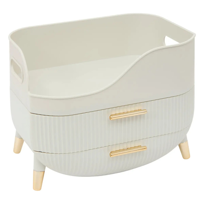 Organiseur Alba beige L26cm