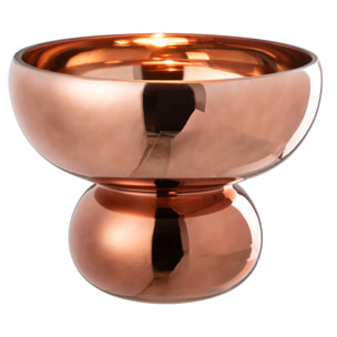 J-Line photophore Sur Pied Arrondi - verre - brun - Ø 23 cm