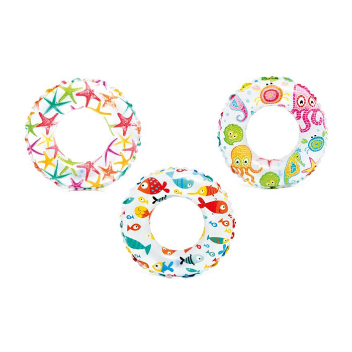 Intex Salvagente Fantasia, Colori Assortiti, 51 cm