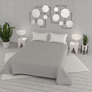 TRAPUNTINO ESTIVO SATIN STRIPES MATRIMONIALE