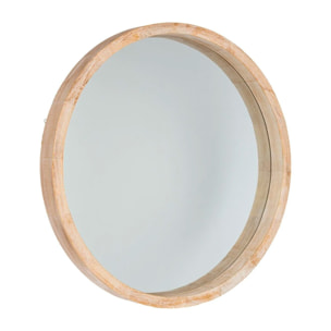 Miroir susa bois rond 50cm