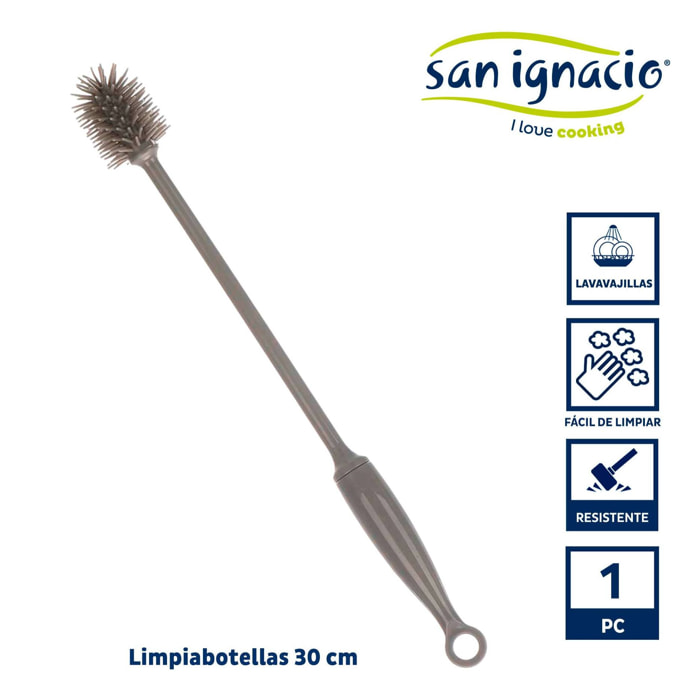 Limpiabotellas silicona gris colección kinvara