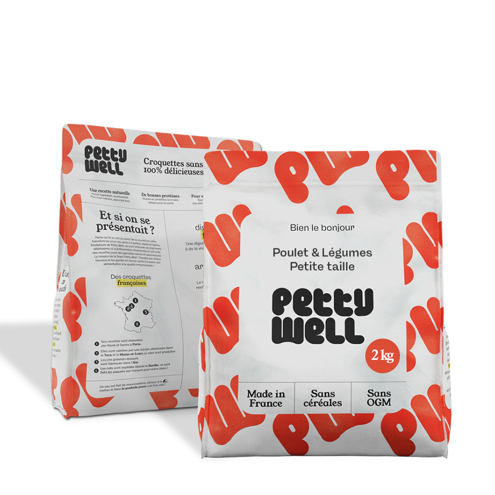 Croquettes Poulet petite taille - 2kg - chien