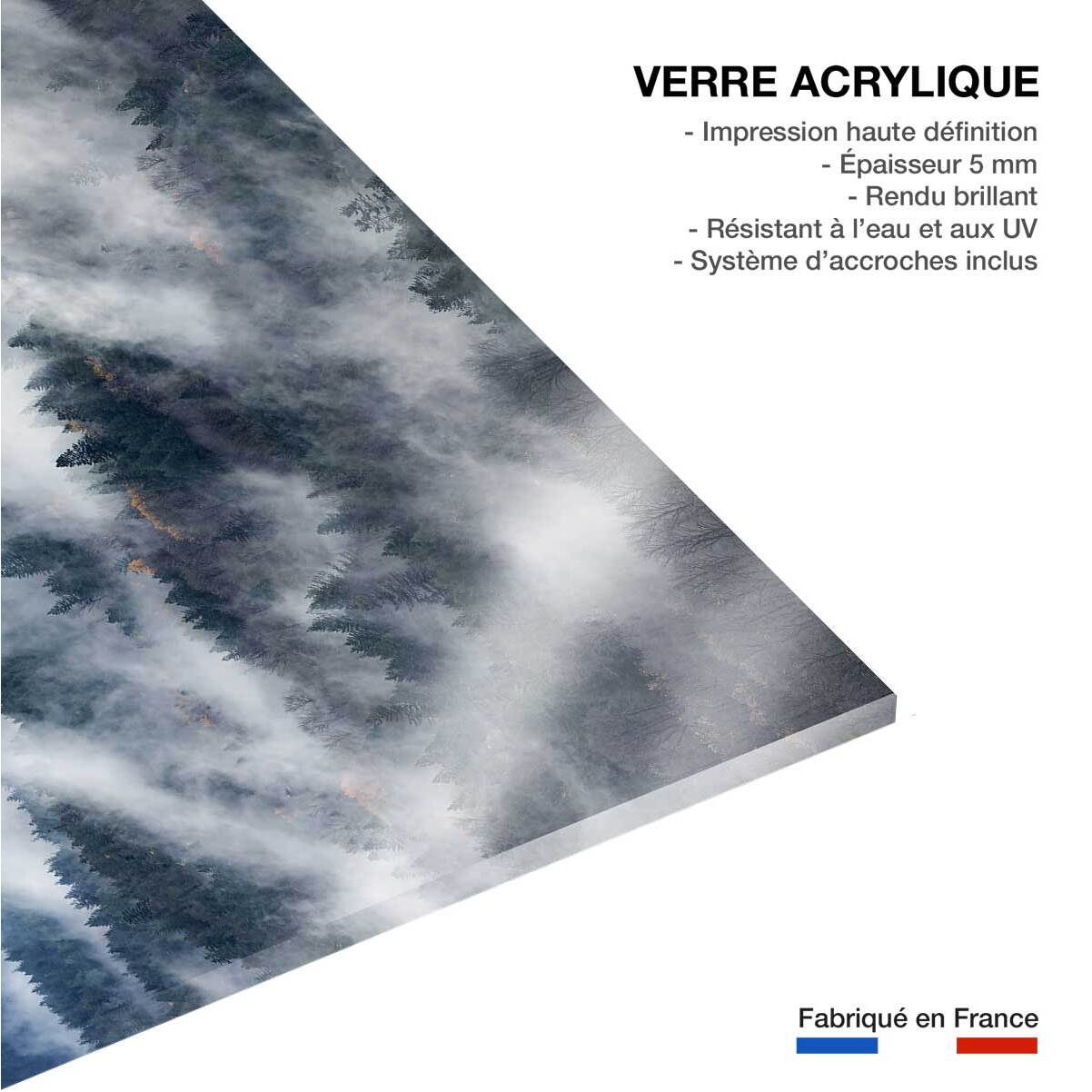 Tableau vallée Tableau plexiglas