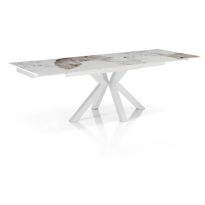 Tomasucci table extensible TYCHI ONICE WHITE
