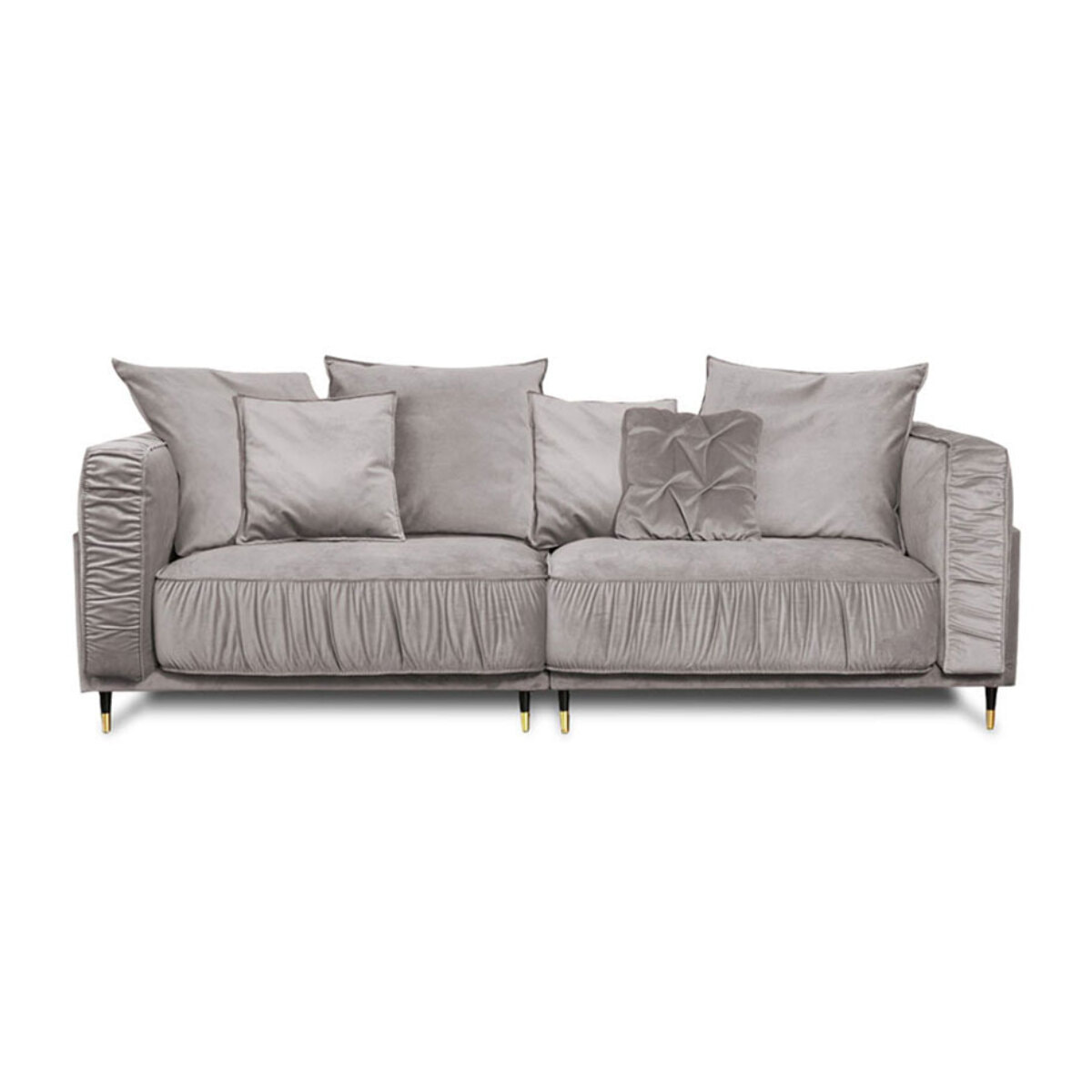 Canapé Velours Fiorenzo - 3 places