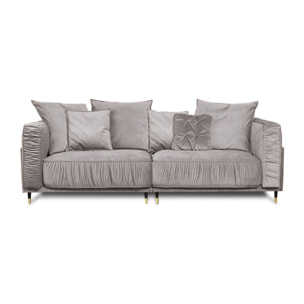 Canapé Velours Fiorenzo - 3 places