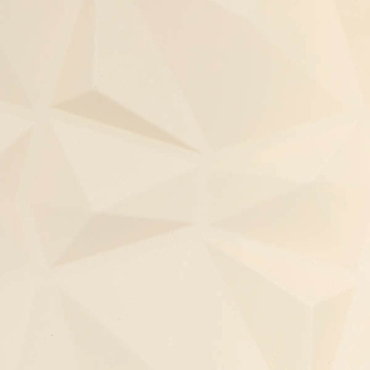 2 stickers muraux Oren géométrique 50x50cm blanc