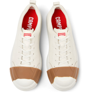 Zapatos de cordones - CAMPER Junction Runner - Blanco - Cuero liso