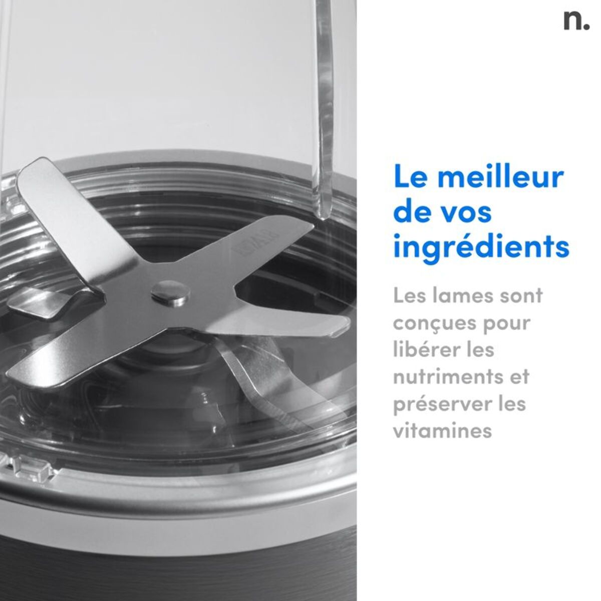 Blender NUTRIBULLET NB606DG Original 600 gris 2 accessoires