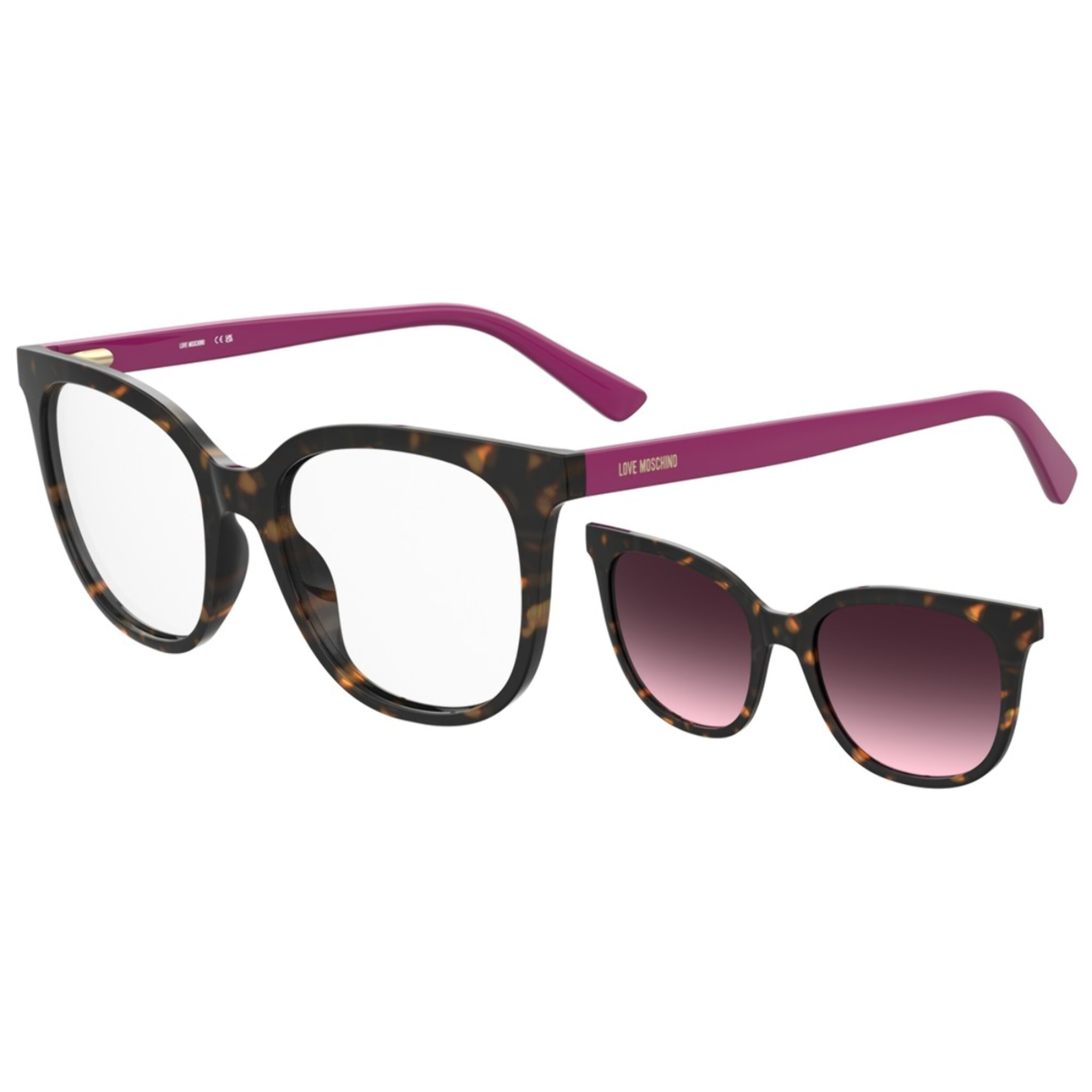 Gafas de Vista Love Moschino MOL681/C 086 Polarizadas de Acetato Mujer 53 mm