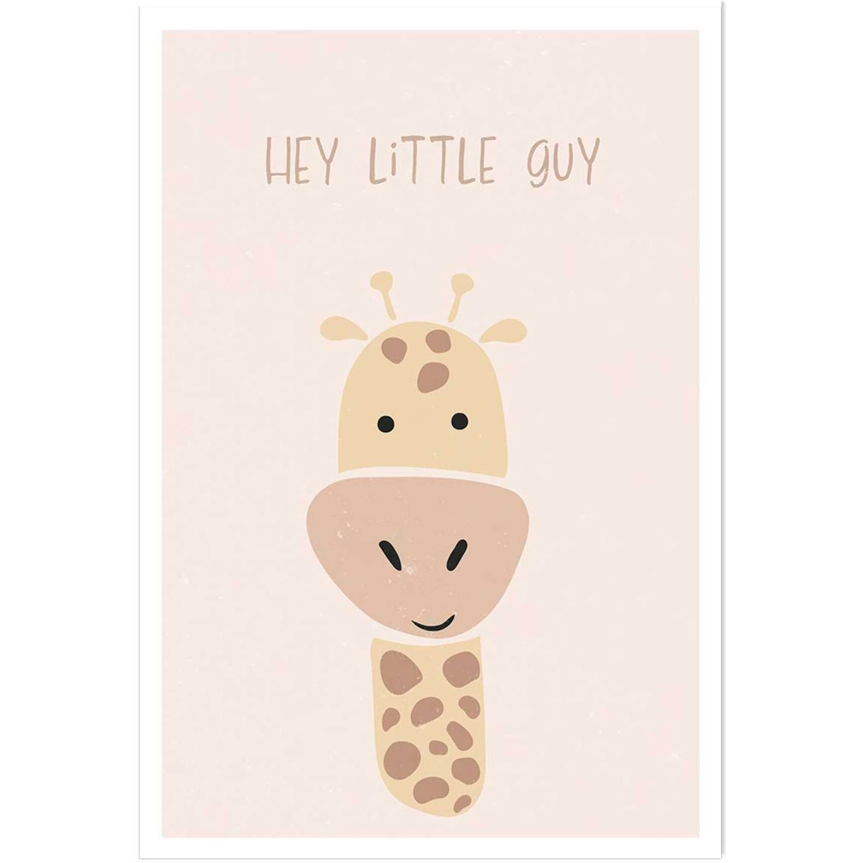 Affiche enfant girafe Affiche seule