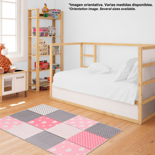 Alfombra infantil de Poliester estampada 100 x 150cm
