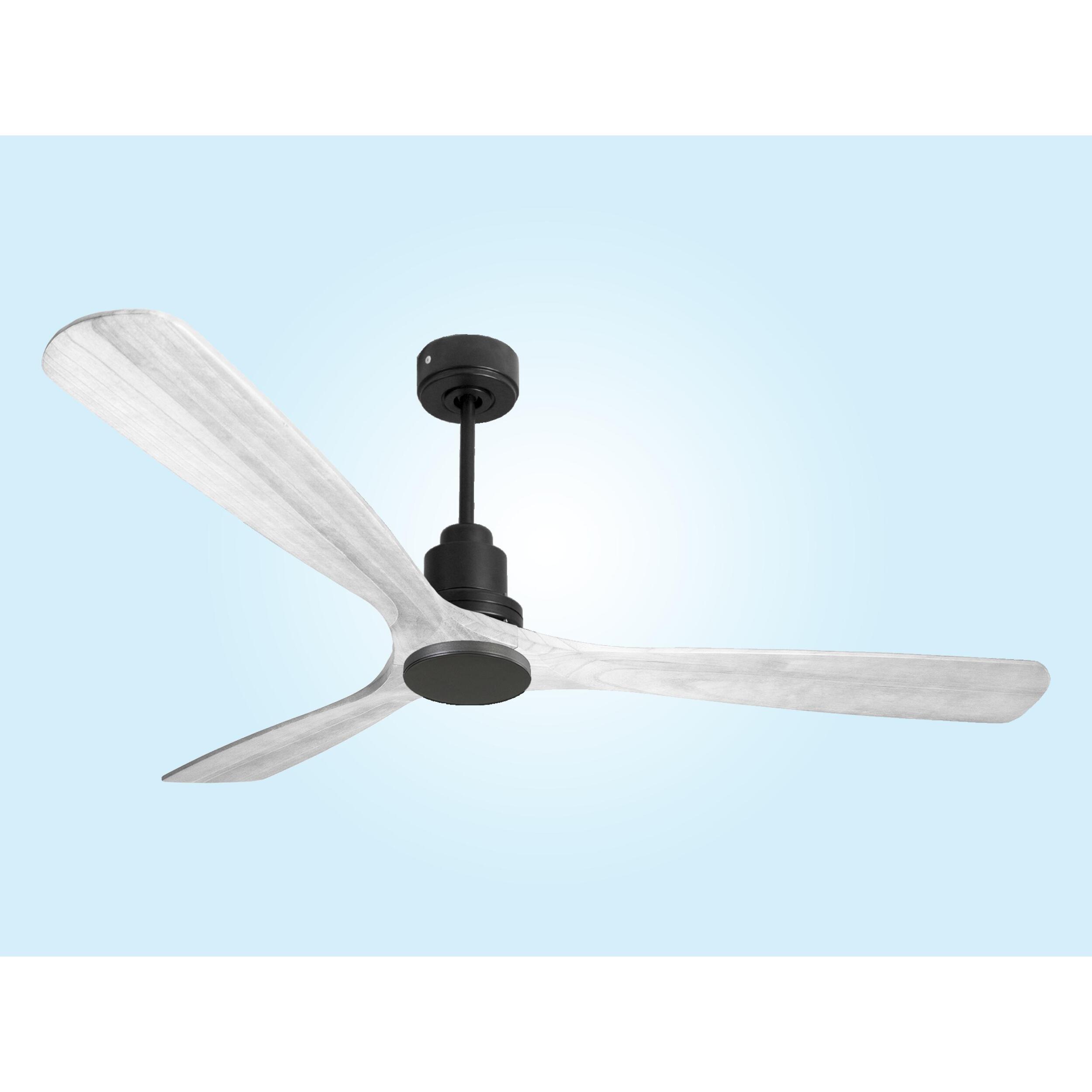 Ventilateur de plafond Réversible  Thermostat Wifi Moteur à courant continu Toits en pente Télécommande Hypersilence Mémoire Shopify Vendible (AUTOMATIQUE)