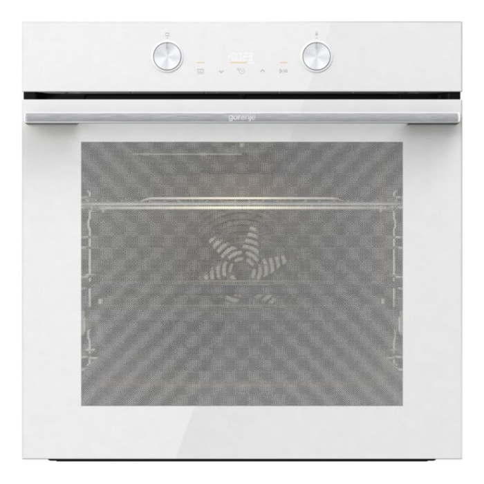 Four encastrable GORENJE BPS6737E06PWG - Pyrolyse - Chaleur pulsée - Porte froide - Rails télescopiques