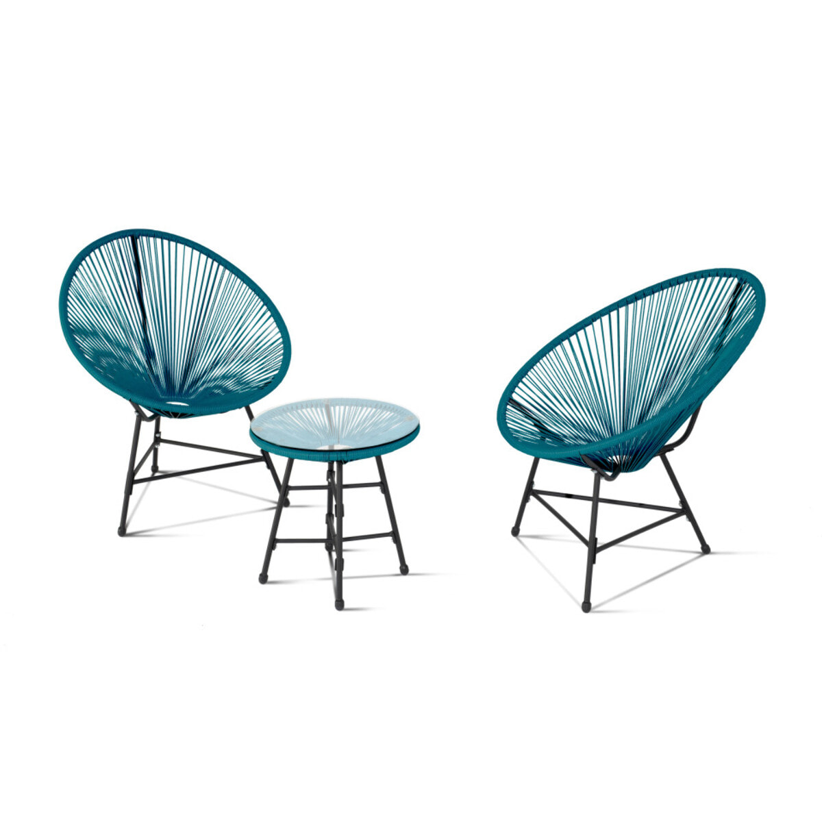 Salon de jardin Ibiza - Bleu
