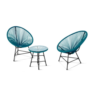 Salon de jardin Ibiza - Bleu