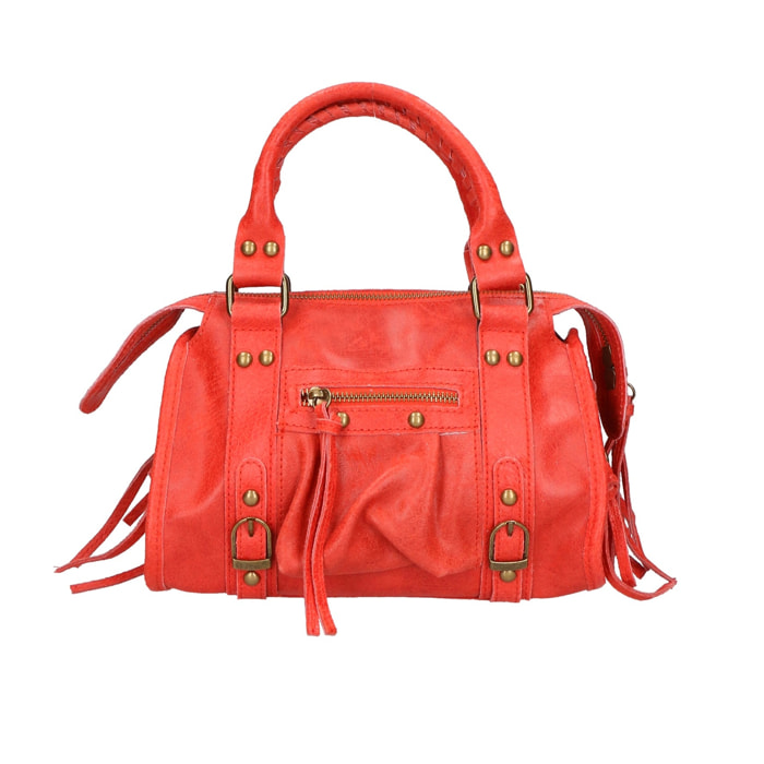 Borsa a spalla da donna - Modello Erisia - Vera pelle - 25.0 x 15.0 x 10.0 cm