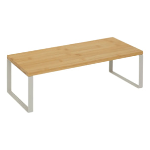 2 étagères gigognes Ordera beige 1 niveau