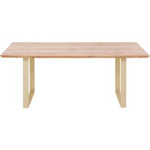 Table Symphony acacia laiton Kare Design