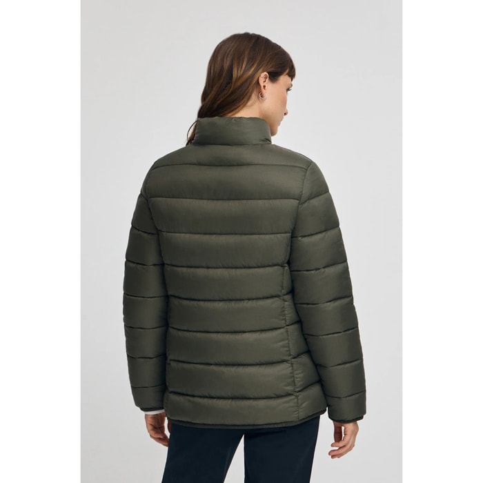 Chaqueta Salma Embroidery verde bosque con logo Rigby Go