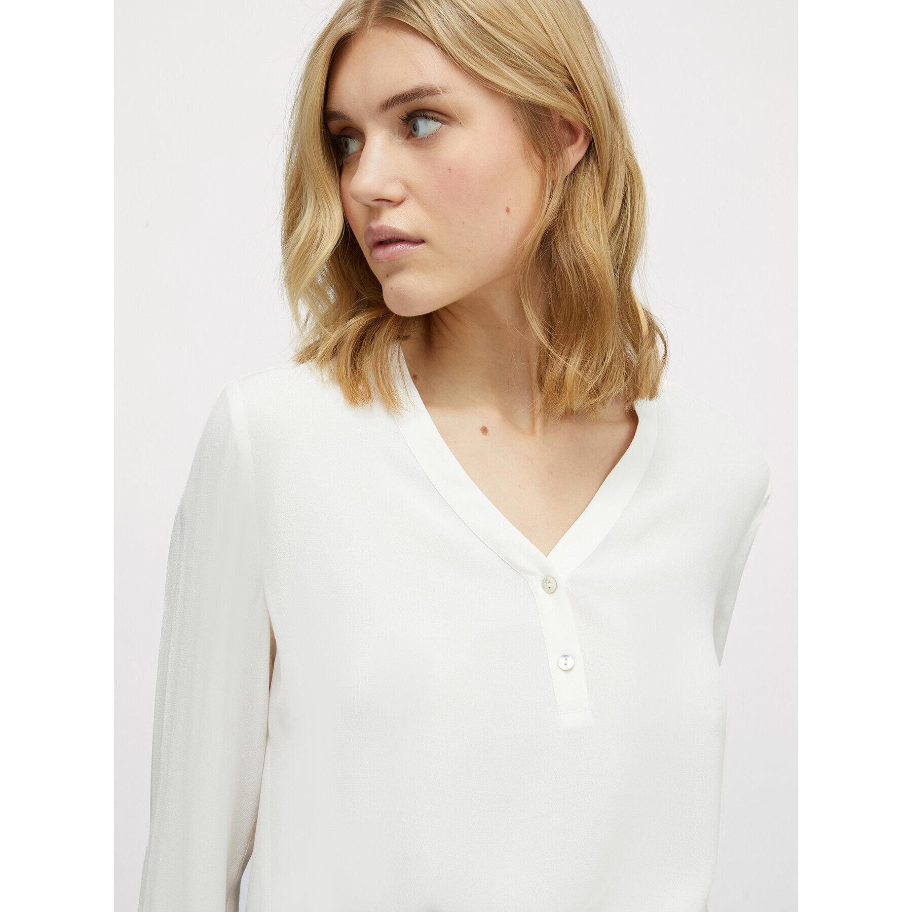 Motivi - Blusa vaporosa serafín - Blanco