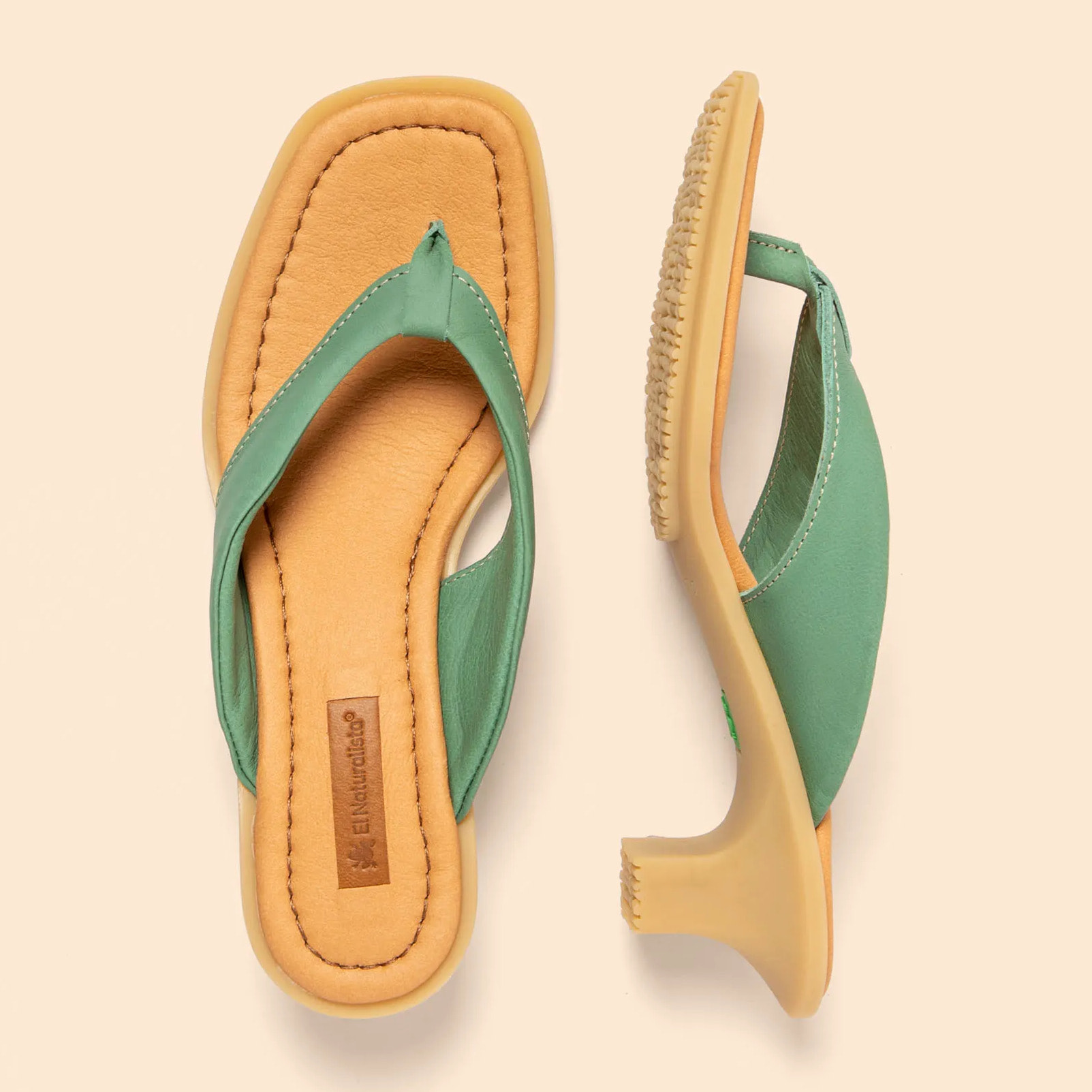 Sandalias N5991 WAX NAPPA JADE / IGUSA color Jade