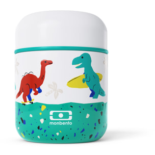 Lunch box isotherme Capsule 280ml bleu Dino