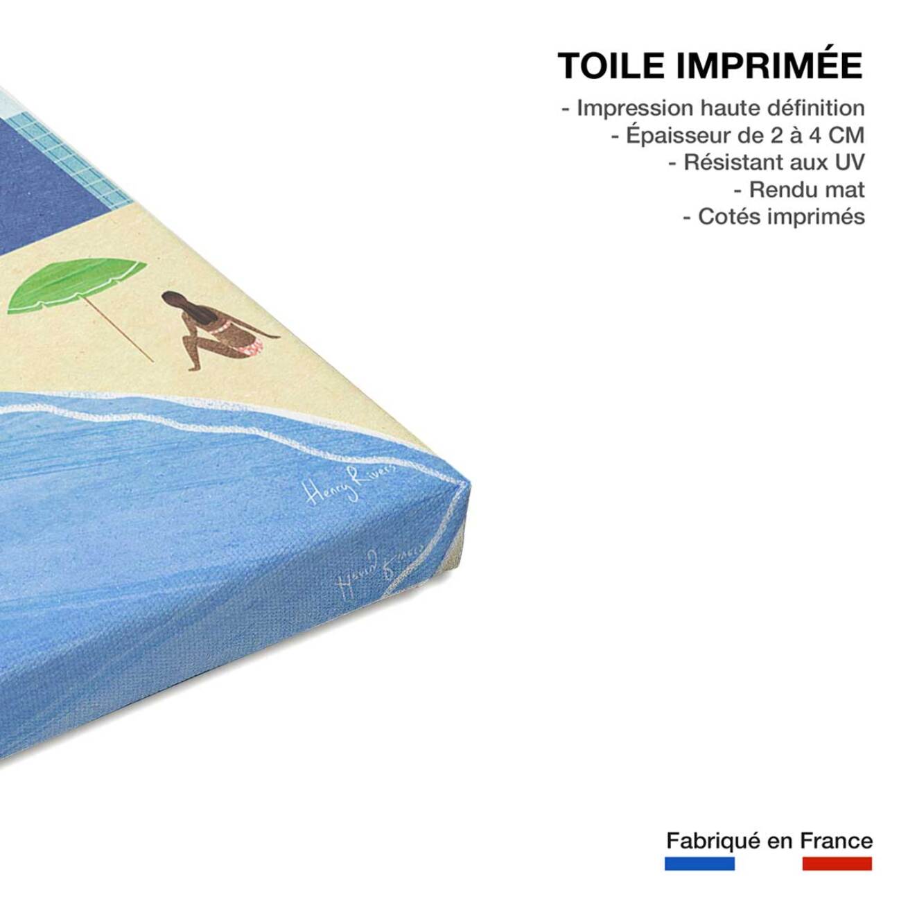 Tableau ville barcelona ii  Toile imprimée