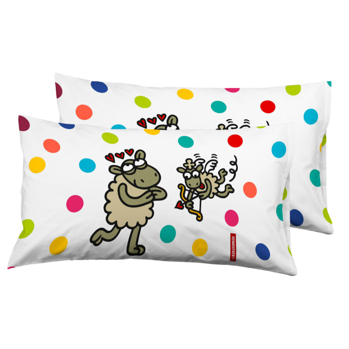 Pack Fundas Almohada Matamores Burla CP - 100% algodón - 150 hilos